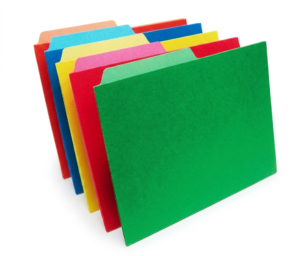 CARPETA TIPO MARRON DE COLORES 25 UND