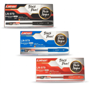 BOLIGRAFOS LAINER PERLA NEGRA 0.5MM LN-979X12UND
