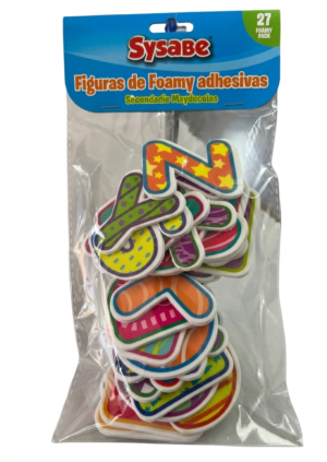 FIGURAS FOAMY ADH ABECEDARIO MAYUSCULAS C/27 PZAS