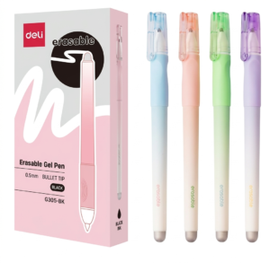 BOLIGRAFO DE GEL BORRABLE PUNTA 0,5 MM DELI *UMV-1 CAJA DE 12UND*
