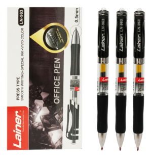 BOLIGRAFO LAINER GEL RETRACTIL 0.5MM LN-963X12UND