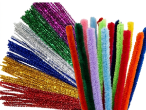 LIMPIAPIPAS COLOR METALIZADO 30CM X 100UND
