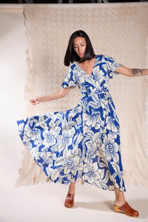 Vestido Elvina Flor Maxi