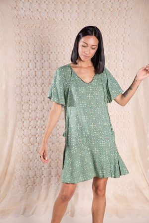 Vestido Evelin Varanasi Verde