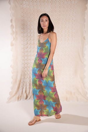 Vestido Kenya Africa Azul